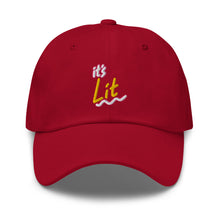 Load image into Gallery viewer, IT'S LIT Dad hat