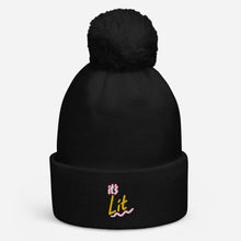 Load image into Gallery viewer, IT'S LIT Pom pom beanie