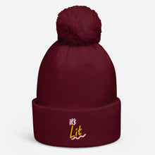 Load image into Gallery viewer, IT'S LIT Pom pom beanie