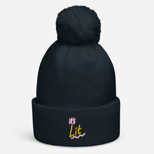 Load image into Gallery viewer, IT'S LIT Pom pom beanie