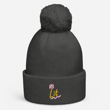 Load image into Gallery viewer, IT'S LIT Pom pom beanie